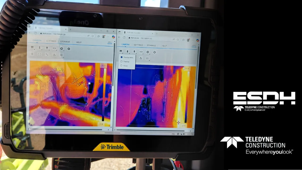 ESDH - harvester thermal imaging copy esdh harvester thermal imaging in cab